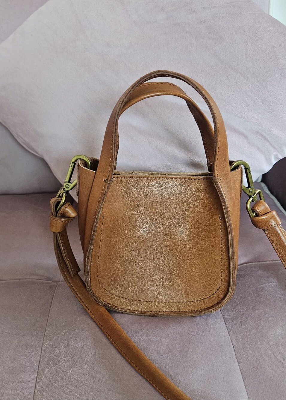 Madewell Sydney Crossbody Mini Leather Bag